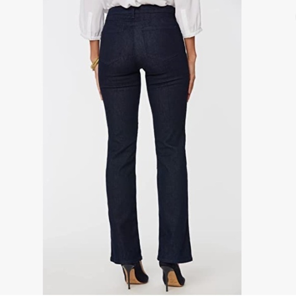 Nydj Dark Rinse Bootcut Jeans Size 2P - Picture 2 of 13